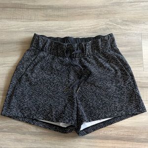 lululemon athletica Black and White Athletic Shorts